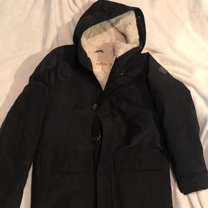 Warm Hollister jacket.